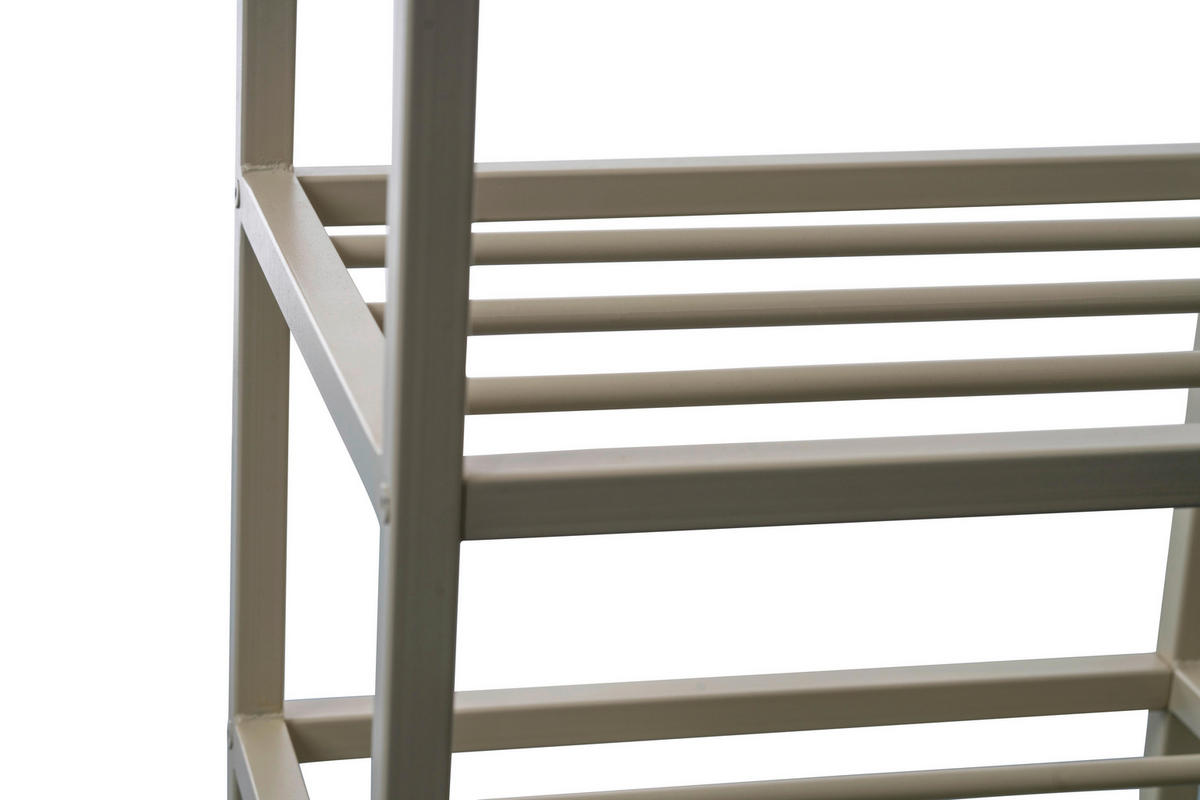KLEIDERWAGEN in Creme 75/183/35 cm   - Creme, Basics, Kunststoff/Metall (75/183/35cm)