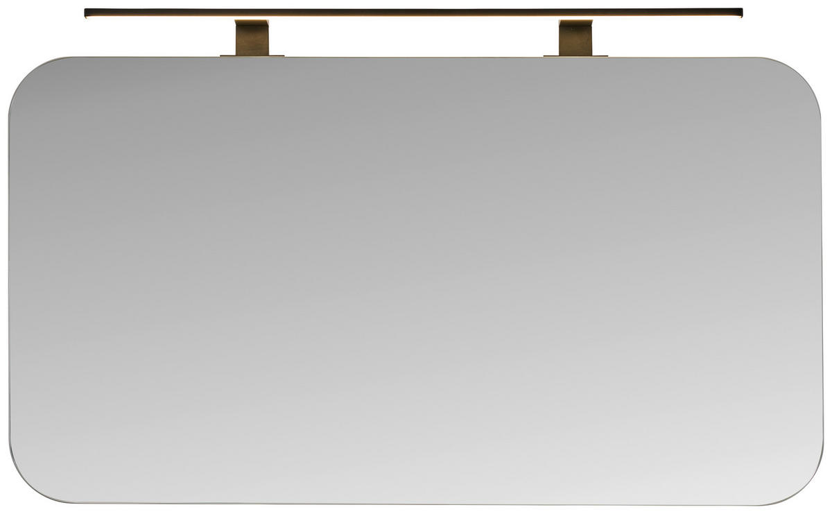SPIEGELSCHRANK 100/55/16,5 cm  - Grau, Design, Glas/Holzwerkstoff (100/55/16,5cm) - home24