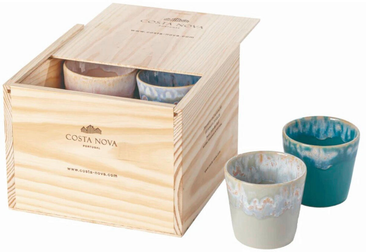 KAFFEEBECHERSET 210ML Grespresso 8-teilig  - Multicolor, Basics, Keramik - Costa Nova