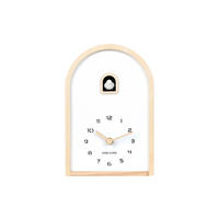 TISCHUHR Curva Hellbraun 17/25/6 cm  - Hellbraun, Basics, Holz (17/25/6cm) - Karlsson