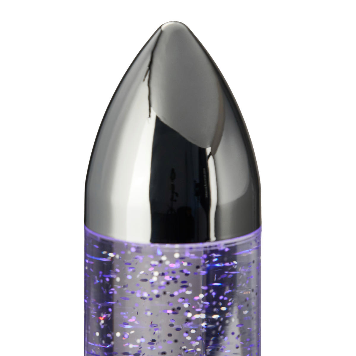 LED-TISCHLEUCHTE Apollo 10,5/33 cm  - Chromfarben/Transparent, LIFESTYLE, Kunststoff (10,5/33cm)