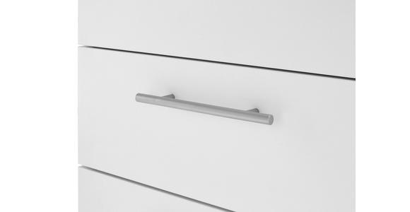 ROLLCONTAINER Weiß  - Silberfarben/Weiß, MODERN, Holzwerkstoff/Kunststoff (40/56/39cm) - Carryhome