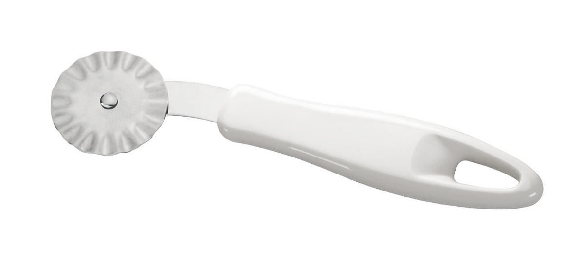 KRÁJACIE KOLIESKO - biela/farba ušľachtilej ocele, Basics, kov (20,6/5,5/2,7cm) - Tescoma