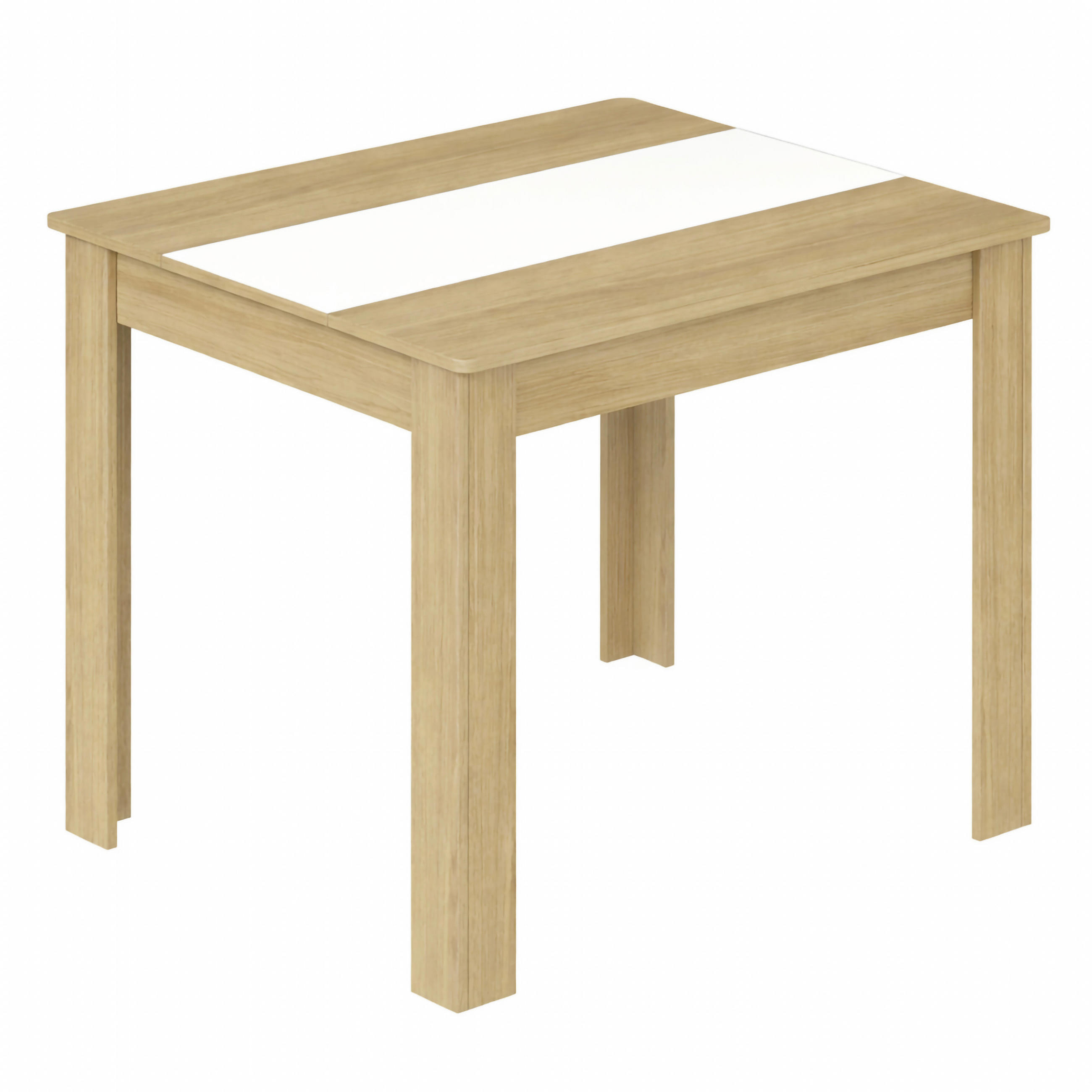 Masă din material pe bază de lemn, 80/50/75 cm,