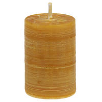 STUMPENKERZE  - Honig, Basics, Naturmaterialien (4,5/7,0cm)
