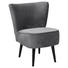 SESSEL in Textil, Holzwerkstoff Grau - Schwarz/Grau, Trend, Holz/Holzwerkstoff (65/89/70cm) - Carryhome SESSEL in Textil, Holzwerkstoff Grau - Schwarz/Grau, Trend, Holz/Holzwerkstoff (65/89/70cm) - Carryhome