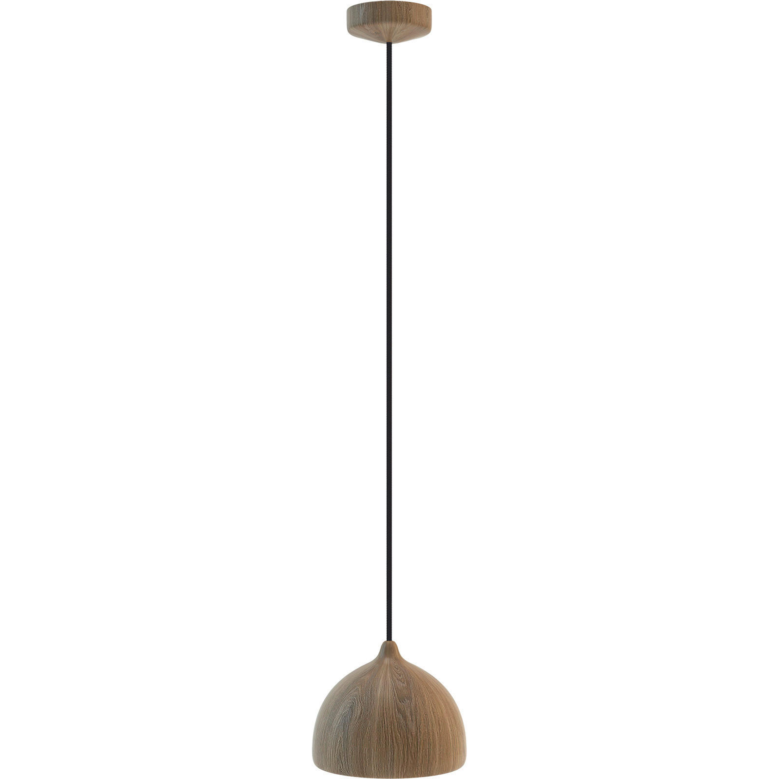 HÄNGELEUCHTE 17,5/80-140 cm  - Eichefarben, Natur, Holz (17,5/80-140cm)