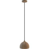 HÄNGELEUCHTE 17,5/80-140 cm  - Eichefarben, Natur, Holz (17,5/80-140cm)