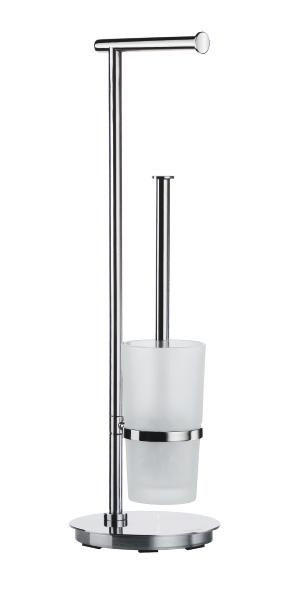 WC-BÜRSTENGARNITUR - Basics, Glas/Kunststoff (17,5/60/17,5cm) - Smedbo
