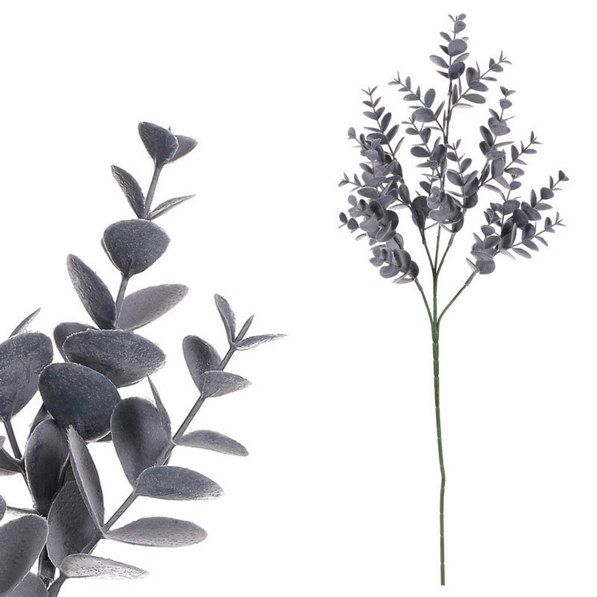 UMELÝ KVET 62 cm - sivá, Basics, plast (62cm)