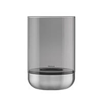 WINDLICHT Silberfarben 15/22,5 cm  - Silberfarben, Design, Metall (15/22,5cm) - Blomus