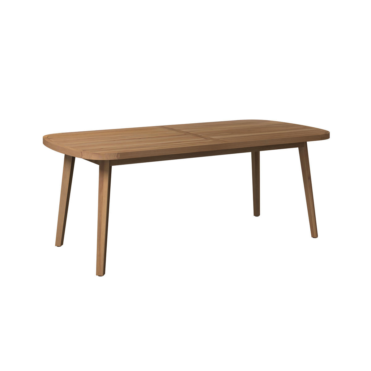 GARTENTISCH  - Akaziefarben, Natur, Holz (200/77/100cm) - Ambia Garden