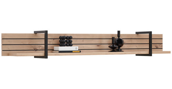 WANDBOARD Eiche Eiche Artisan - Eiche Artisan, MODERN, Holzwerkstoff (160/22/22cm) - Hom`in