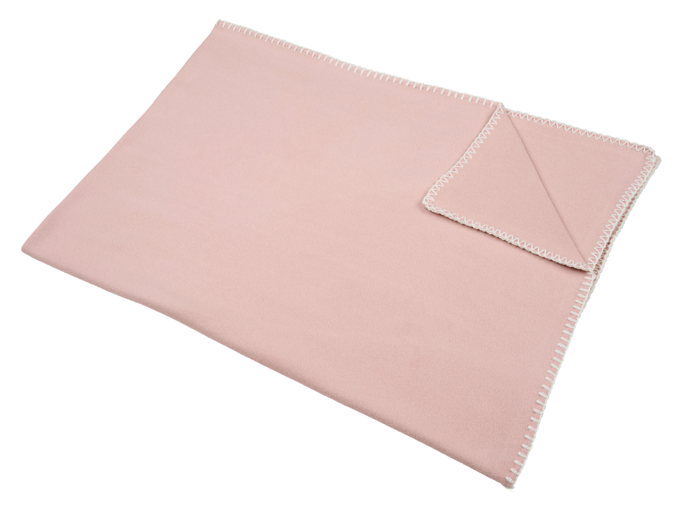 SCHMUSEDECKE  75/100 cm  - Rosa, Natur, Textil (75/100cm) - Patinio