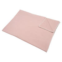 SCHMUSEDECKE  75/100 cm  - Rosa, Natur, Textil (75/100cm) - Patinio