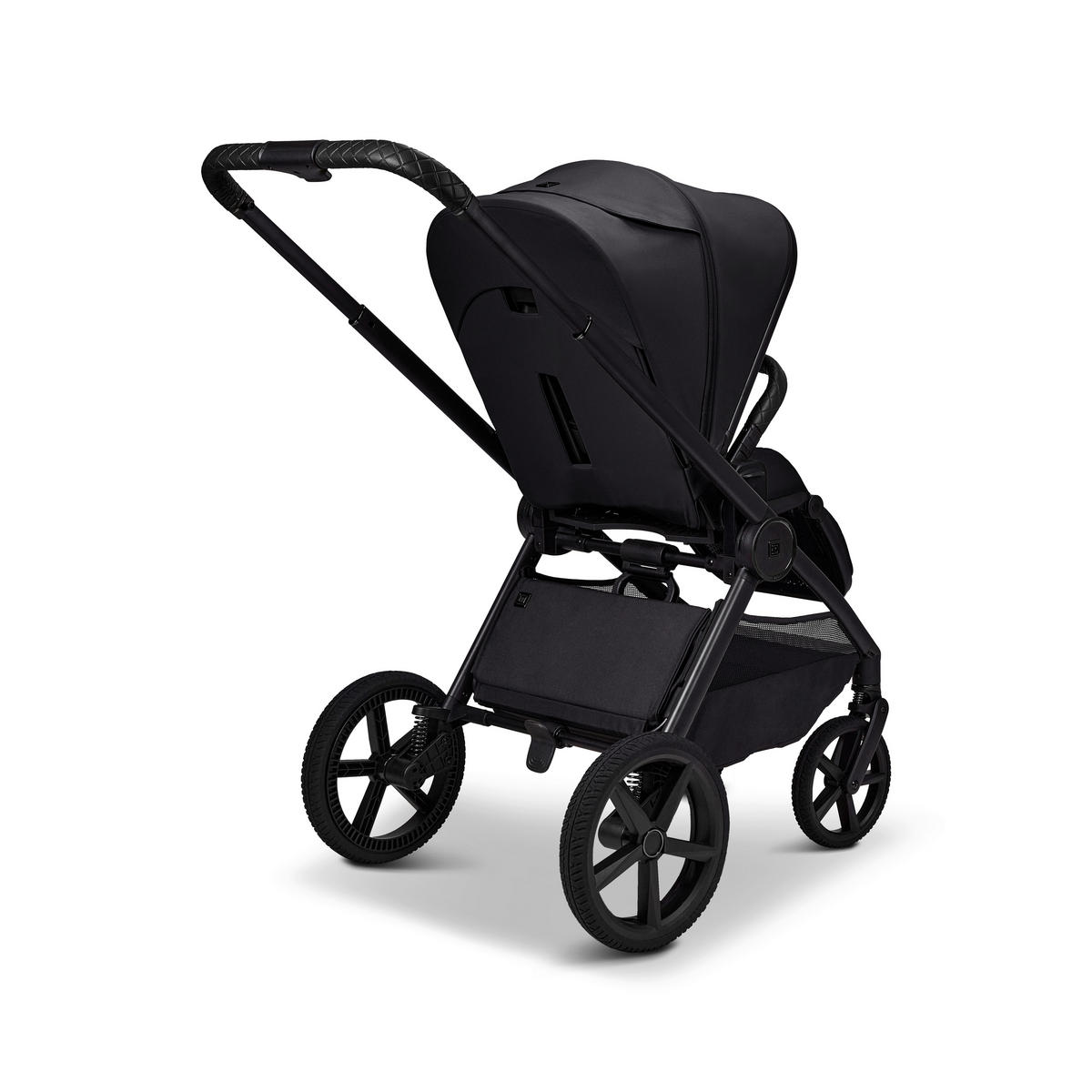 KINDERWAGENSET  GIO FOLD ETPU SET  onyx  - Schwarz, Basics, Textil/Metall (120/58/92cm) - Moon Edition