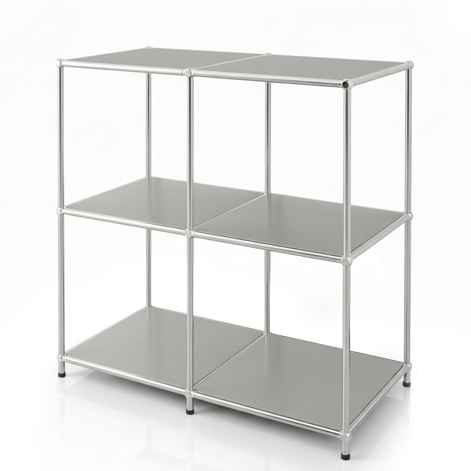 Floordirekt Regal Concept Epure Mk-027 Grau 78x82x40 cm