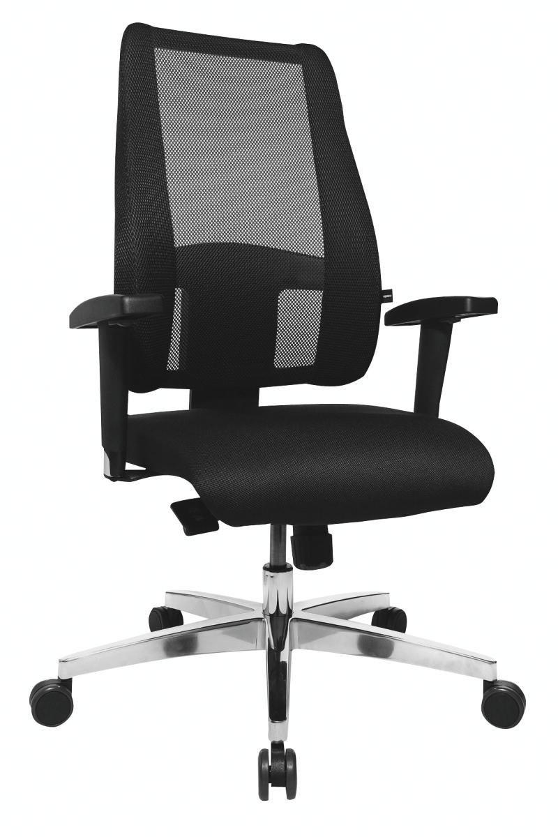 DREHSTUHL  in Webstoff Schwarz  - Schwarz, Design, Kunststoff/Textil (50/83-95/46cm) - Topstar