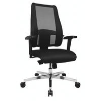 DREHSTUHL  in Webstoff Schwarz  - Schwarz, Design, Kunststoff/Textil (50/83-95/46cm) - Topstar