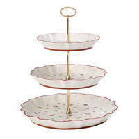 POSCHODOVÝ STOJAN    - viacfarebná/biela, Design, kov/keramika (33cm) - Villeroy & Boch