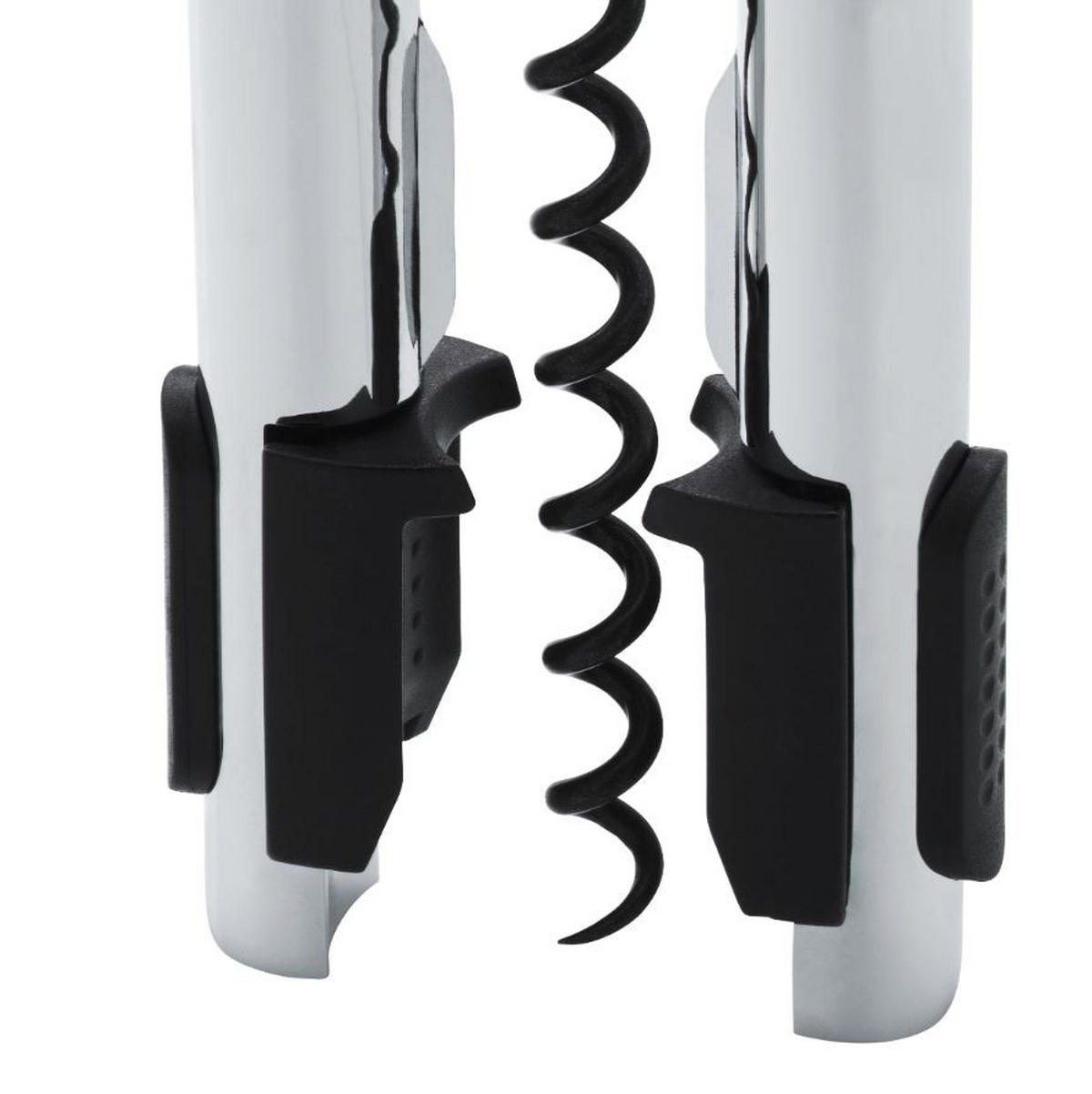 KORKENZIEHER - Silberfarben/Schwarz, Basics, Kunststoff/Metall (16cm) - WMF