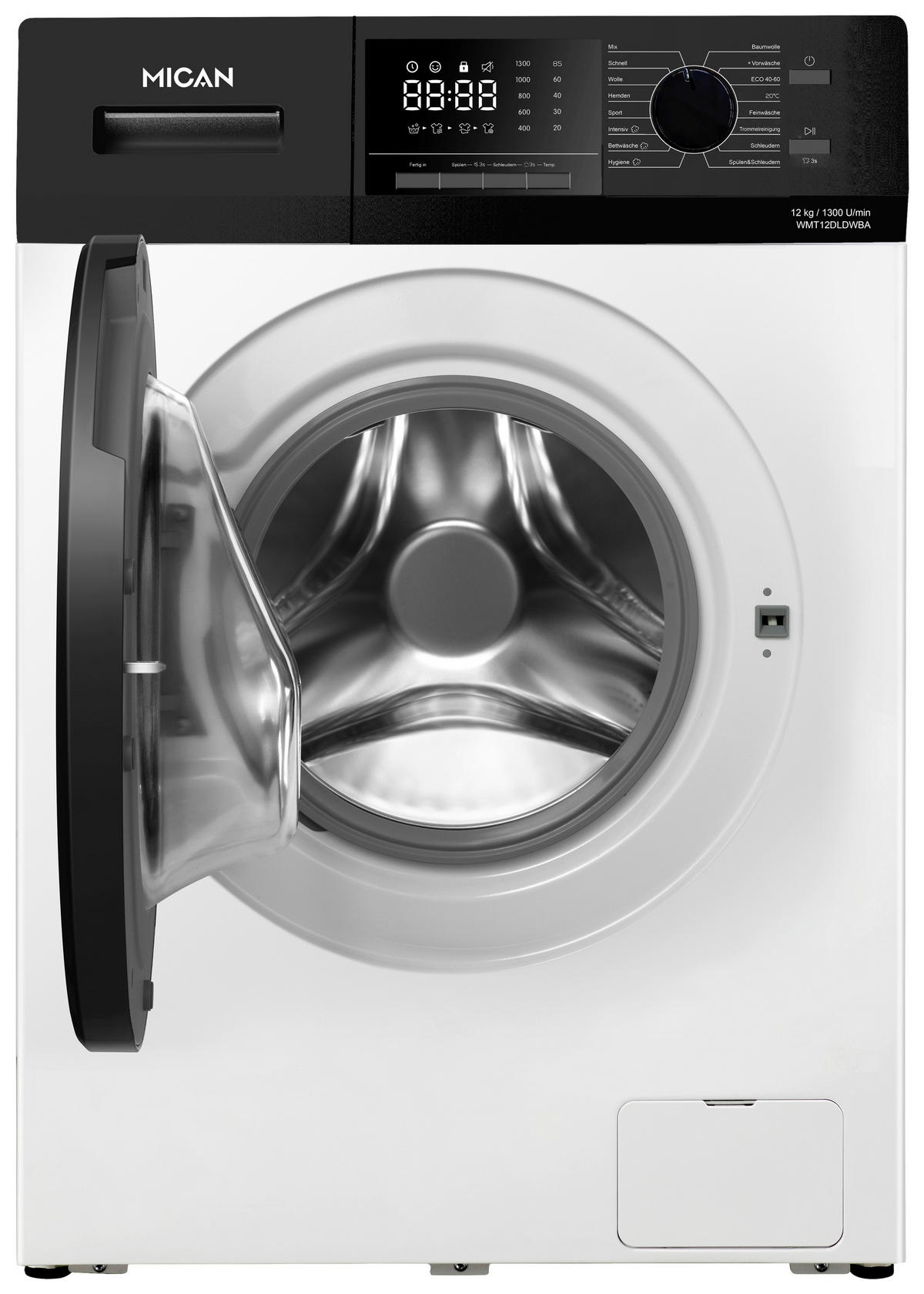 WASCHMASCHINE WMT12DLDWBA  - Weiß, Basics, Glas/Keramik (62,5/59,5/85cm) - Mican