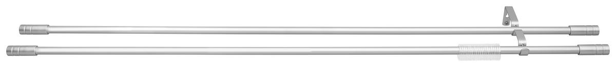 OKRÚHLA TYČ S PRÍSLUŠENSTVOM 130-240 cm - strieborná, Konventionell, kov (130-240cm) - Ondega