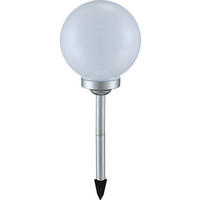 SVJETILJKA SOLARNA  - bijela/srebrne boje, Basics, plastika (30/70cm) - Globo