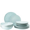 KOMBISERVICE Junto 18-teilig  - Salbeigrün, Basics, Keramik (32/31,7/28,1cm) - Rosenthal