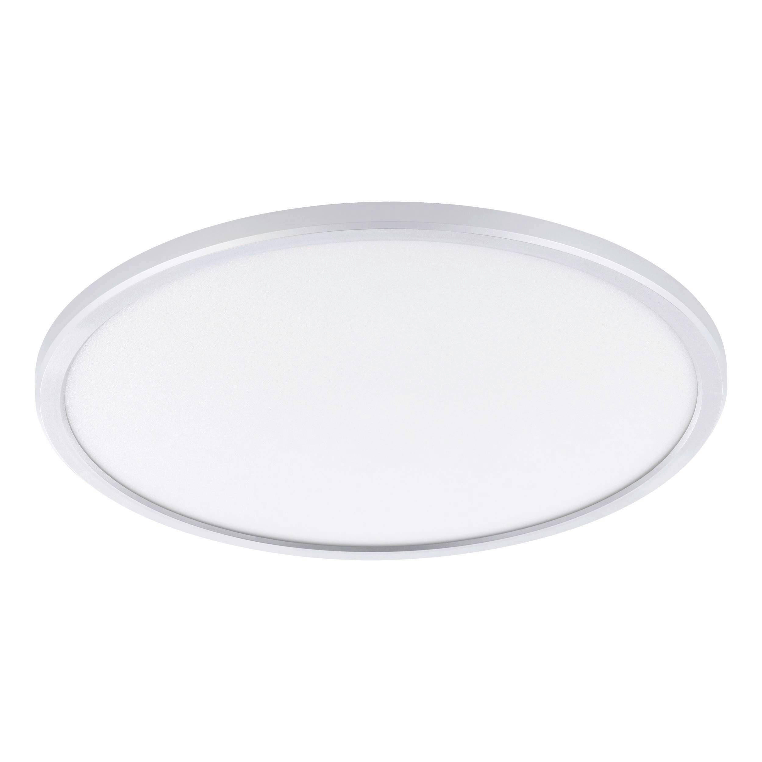 LED-DECKENLEUCHTE 42/2,5 cm   - Silberfarben/Weiß, KONVENTIONELL, Kunststoff (42/2,5cm) - Eglo