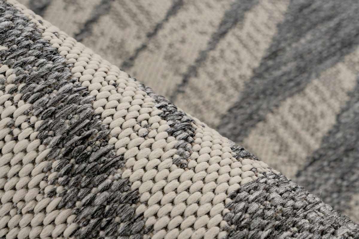 FLACHWEBETEPPICH 200/290 cm Silberfarben rechteckig  - Silberfarben, Basics, Textil (200/290cm) - Kayoom