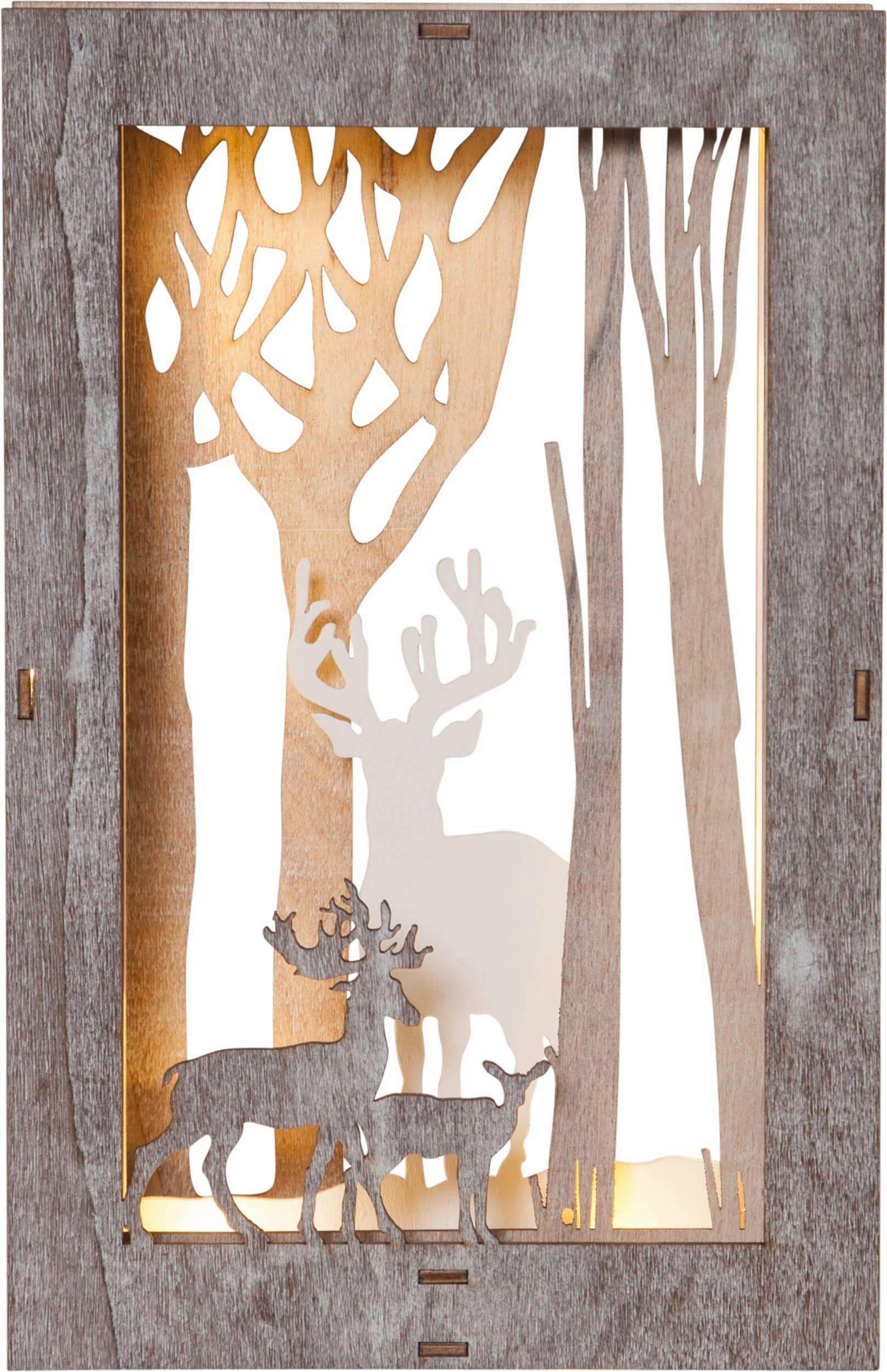 Eglo Led-Dekoleuchte Braun, Weiß 6x28x18 cm