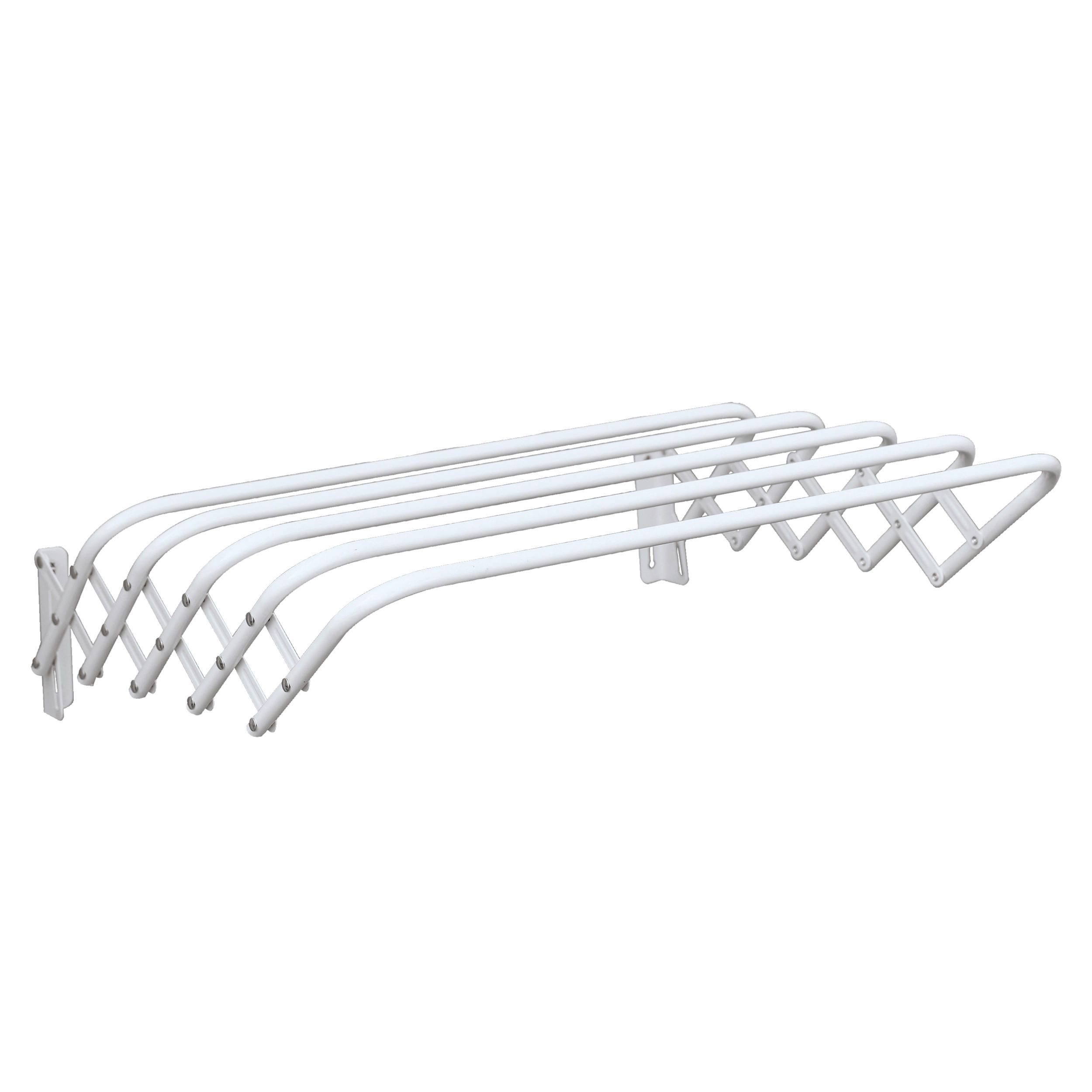 WÄSCHETROCKNER  - Weiß, Basics, Metall (100/19/6,5cm) - MSV