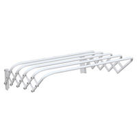 WÄSCHETROCKNER  - Weiß, Basics, Metall (100/19/6,5cm) - MSV