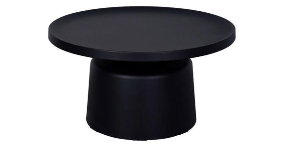 COUCHTISCH 69/69/37,5 cm rund Schwarz  - Schwarz, Design, Metall (69/69/37,5cm) - Xora