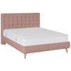 BOXSPRINGBETT 140/200 cm  in Rosa  - Rosa, Design, Holz/Textil (140/200cm) - Carryhome