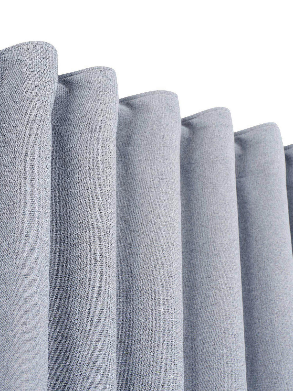 VERDUNKELUNGSVORHANG black-out (lichtundurchlässig)  - Grau, Basics, Textil (140/270cm)