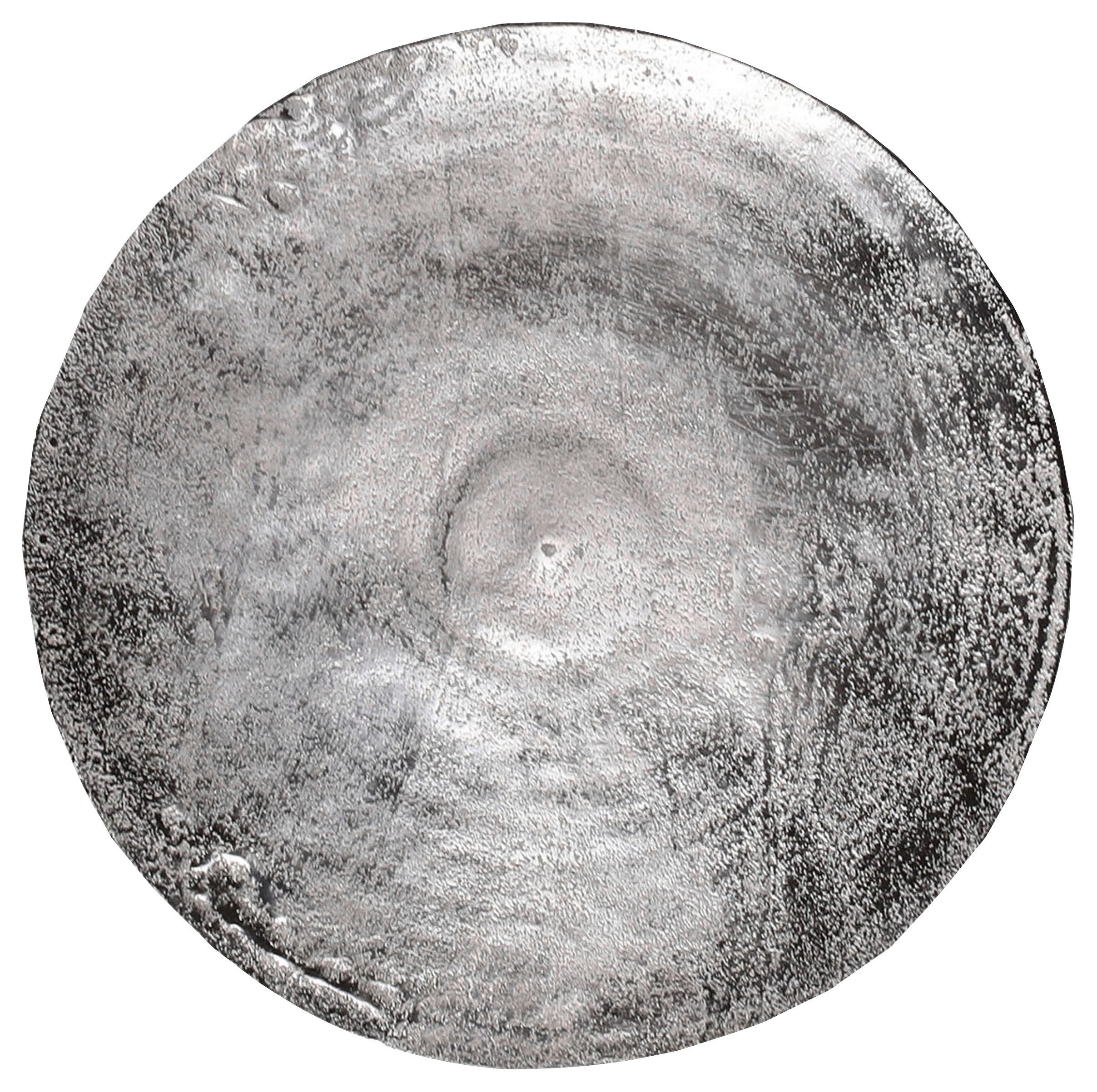 BEISTELLTISCH 36/36/46 cm Alufarben, Kupferfarben rund  - Alufarben/Kupferfarben, Design, Metall (36/36/46cm)