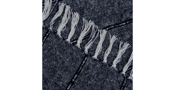 DECKE 150/200 cm - Dunkelblau, Basics, Textil (150/200cm) - Novel