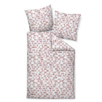 BETTWÄSCHE Biber 135/200 cm  - Beere, Design, Textil (135/200cm) - Janine