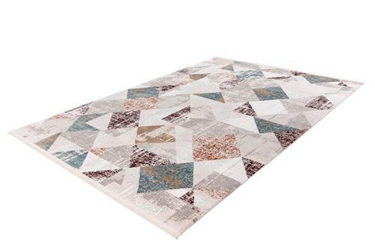 VINTAGE KOBEREC, 160/230 cm, šedá, růžová - šedá/růžová, Design, textil (160/230cm)