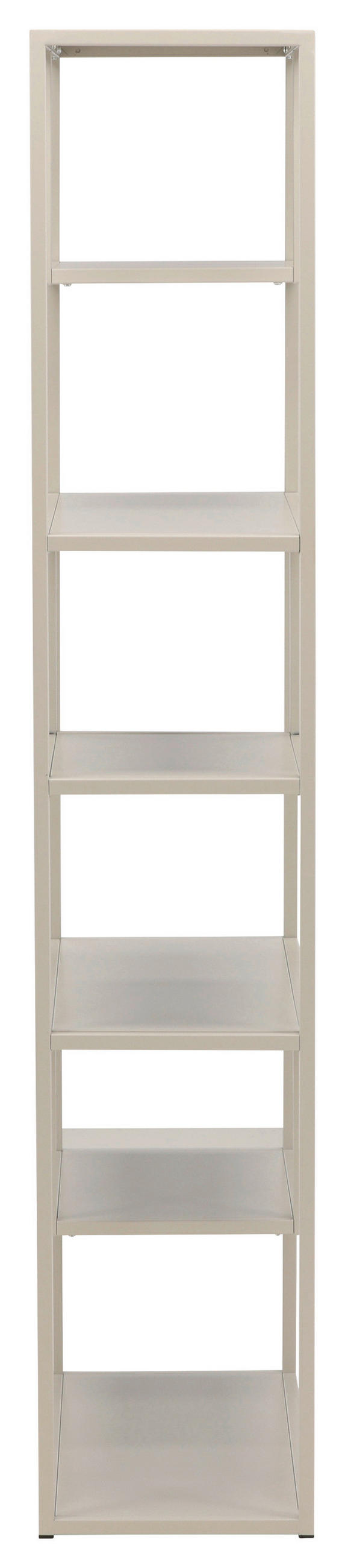 BOKHYLLA i 85/188/35 cm beige  - beige, Design, metall (85/188/35cm) - Livetastic