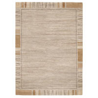 WOLLTEPPICH 200/250 cm Sena Silk Mata Naturfarben  - Naturfarben, Basics, Textil (200/250cm) - Cazaris