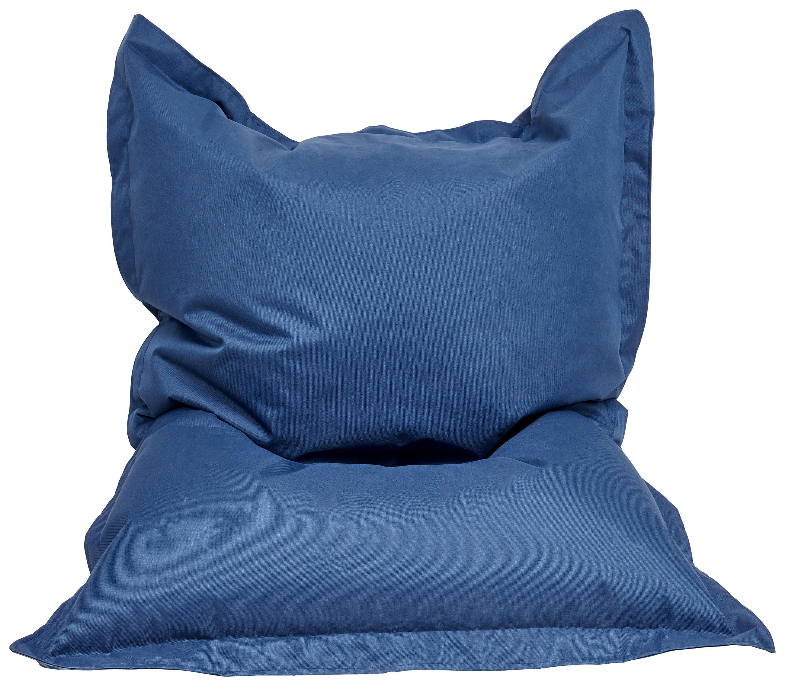 SITZSACK Webstoff 380 L  - Blau, Design, Textil (140/180/14cm) - Boxxx