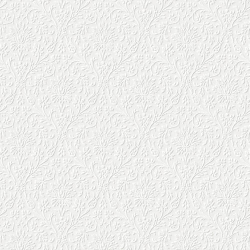 Xora Vliestapete Weiß 52x1005 cm
