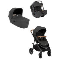KINDERWAGENSET Alore Trio Set  - Schwarz, Basics, Kunststoff/Metall (67,3/116,7/89,7cm) - Joie