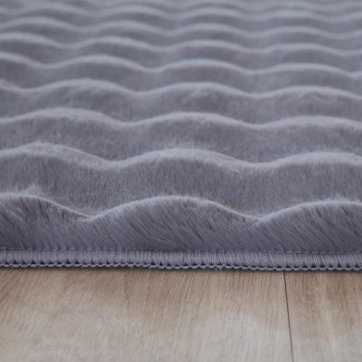 HOCHFLORTEPPICH 80/250 cm Ambiance Grau  - Grau, Basics, Textil (80/250cm)