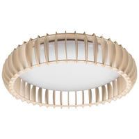 LED-DECKENLEUCHTE 60/14 cm   - Braun/Weiß, Design, Holz/Kunststoff (60/14cm) - P & B