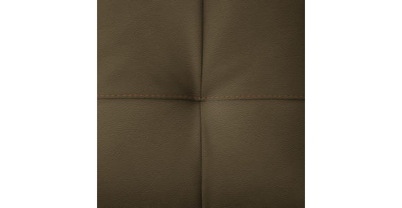 ECKSOFA in Echtleder Taupe 165/313 cm - Taupe/Cognac, Design, Leder/Metall (165/313cm) - Emilio Belluti