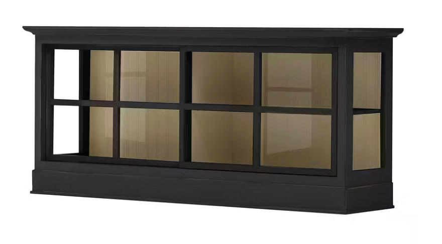SIDEBOARD UrbanClass  in 190,5/82/49 cm  - Creme/Schwarz, LIFESTYLE, Glas/Holz (190,5/82/49cm) - Livetastic